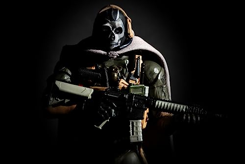 Call of Duty Ghost (Jawbone) - 6.5-inch Articulated Figure with Interchangeable Hands and Weapon Accessories
