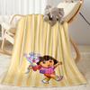 Dora Explorer Blanket Soft & Cozy Suitable for Office Chair Livingroom Bedding Four Seasons Multipurpose Playful Design