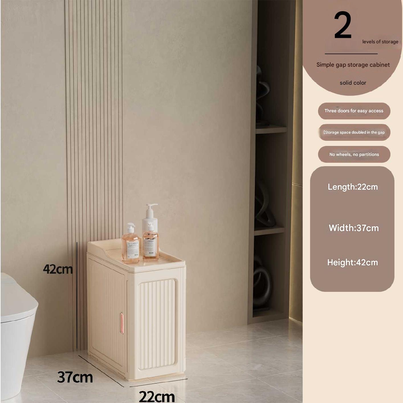 

Шкаф для хранения в ванной комнате 2/4/6 уровней Шкаф для хранения в туалете Стеллаж для хранения в ванной комнате Шкаф для хранения на кухне 2 layers жёлтый