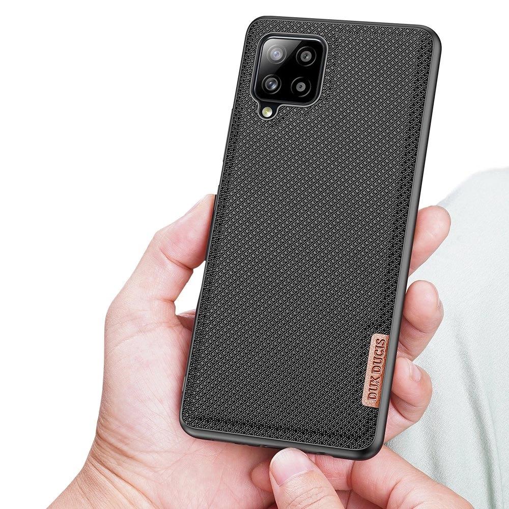 Dux Ducis Fino Etui Pokrowiec Pokryty Nylonowym Materiałem Samsung Galaxy A42 5G Czarny