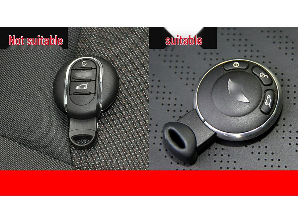 Sleek Aluminum Key Ring for MINI Cooper - Durable, Wear-Resistant Design