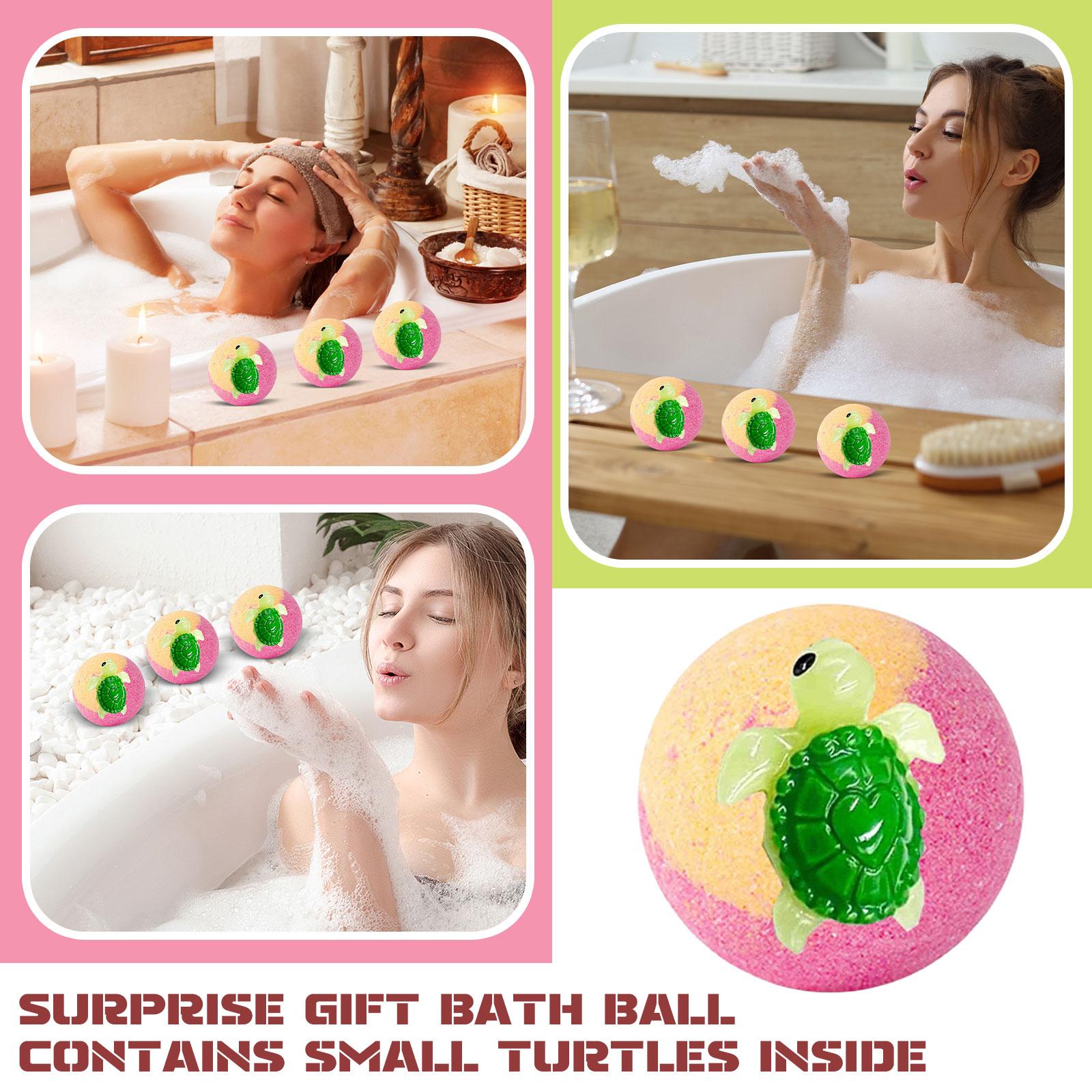 A Surprise Gift Is A Turtle Shape With A Baby Turtle In A Bath Ball One Size