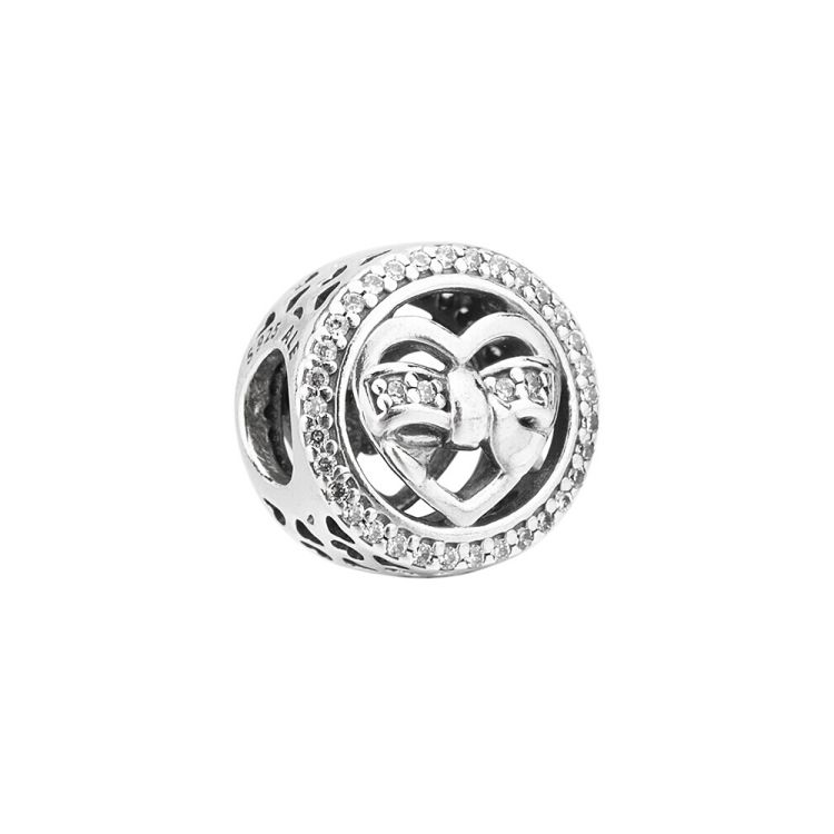 Pandora Love Bow Charm Women Charm Silver 792146CZ Silver,F
