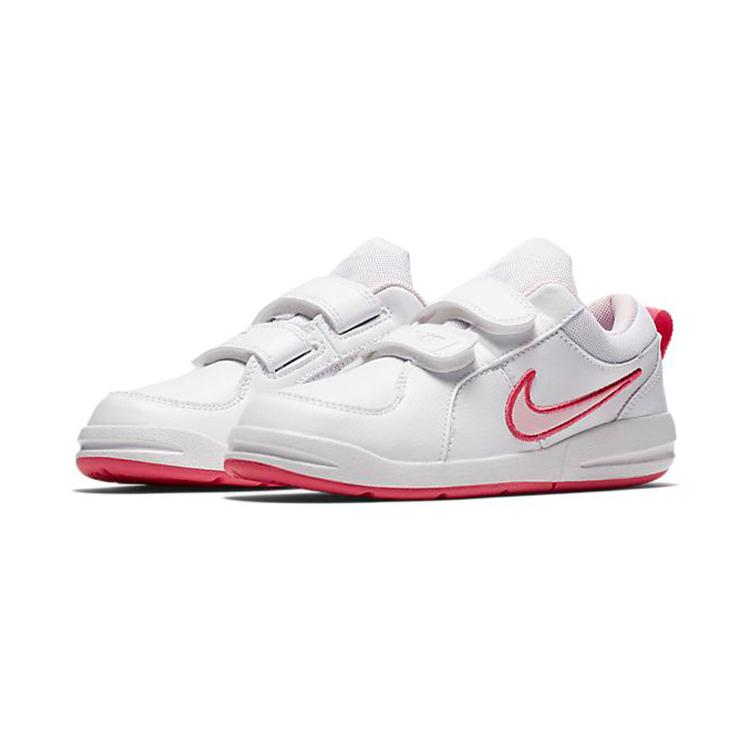 Nike Pico Slip Resistant Cushioning Abrasion Resistant Breathable Low top Sports Casual Shoes White Red 454477-103
