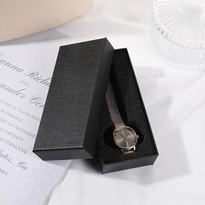 

Fashion Hot Sale BLACK Watch Box Rectangle Wristwatch Durable Gift Case S чорний