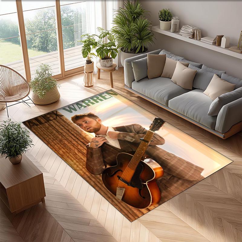 Soft Crystal Velvet Floor Rug,Alex Warren Anti Slip Decorative Carpet, Plush Area Mat For Indoor Home Decoration