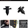 100Pcs Plastic Fender Liner Bumper Cover 8mm Hole Push Type Clip 01553-09321  for Nissan Infiniti