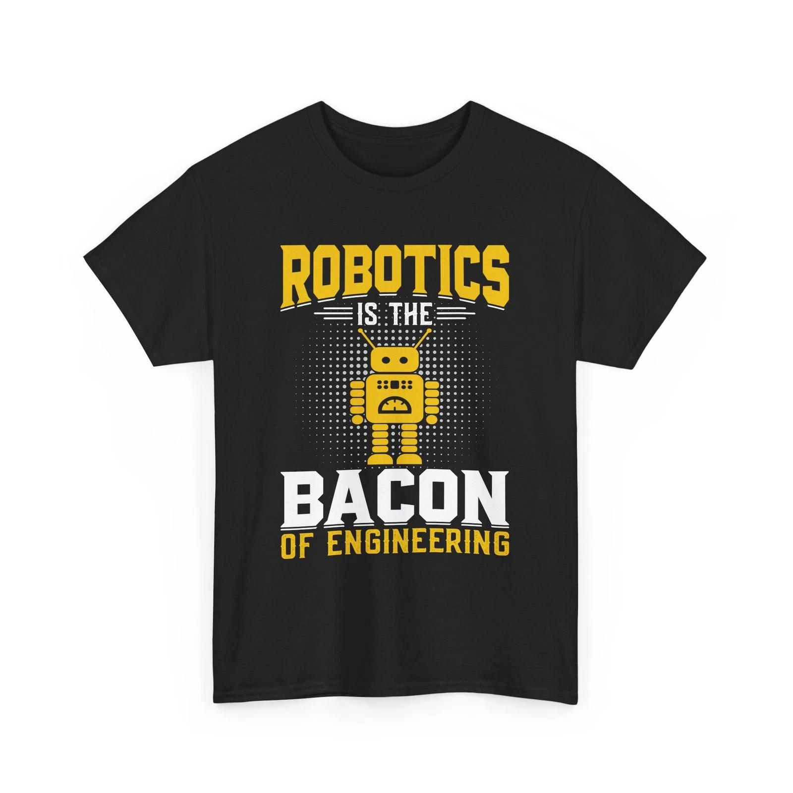 Tech Robot T-Shirt | AI Sci-Fi Cybernetics Engineer Tee | Futuristic Geek Wear L