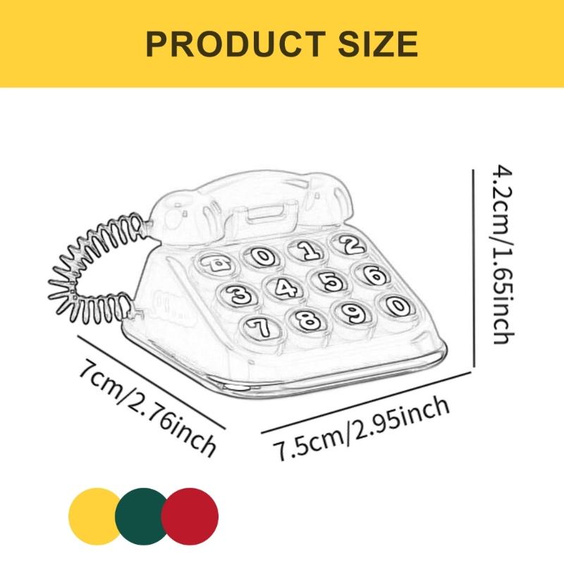 Plastic Telephone Inspired Temporary Parking Phone Number Plate with Retro Design and High Temperature Resistant Plastic