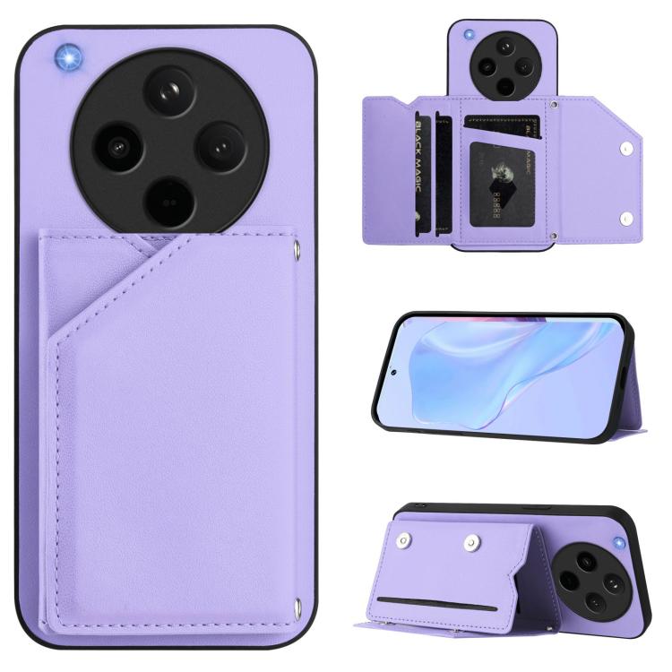 Handyhülle mit vier Kartenfächern und Handschlaufe, fühlt sich an wie Haut