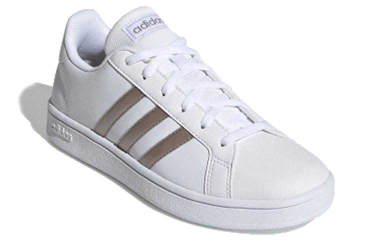 Adidas Wmns Grand Court Base 'White Platinum Metallic' Women's EE7874