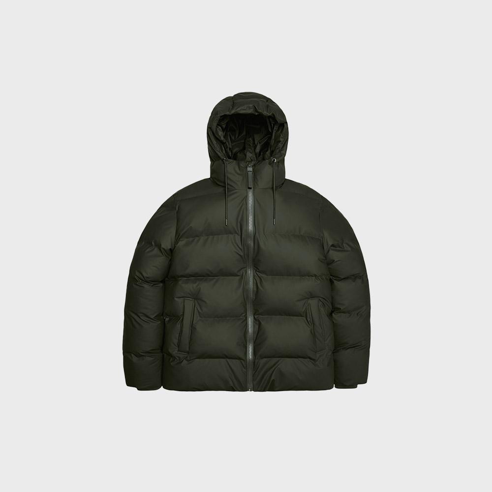 Rains Alta Puffer Jacket - Green