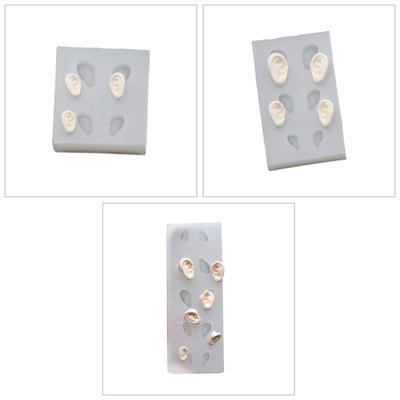 Universal Use Fondant Molds Delicate Ear ShapesDecor Crafting Versatile Silicone Mold for Your Cakes Cupcakes Dessert