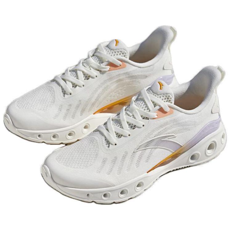 Anta Little Energy Ring Non-Slip Wear-Resistant Low-Top Running Shoes Women Sneaker White 122325520-5