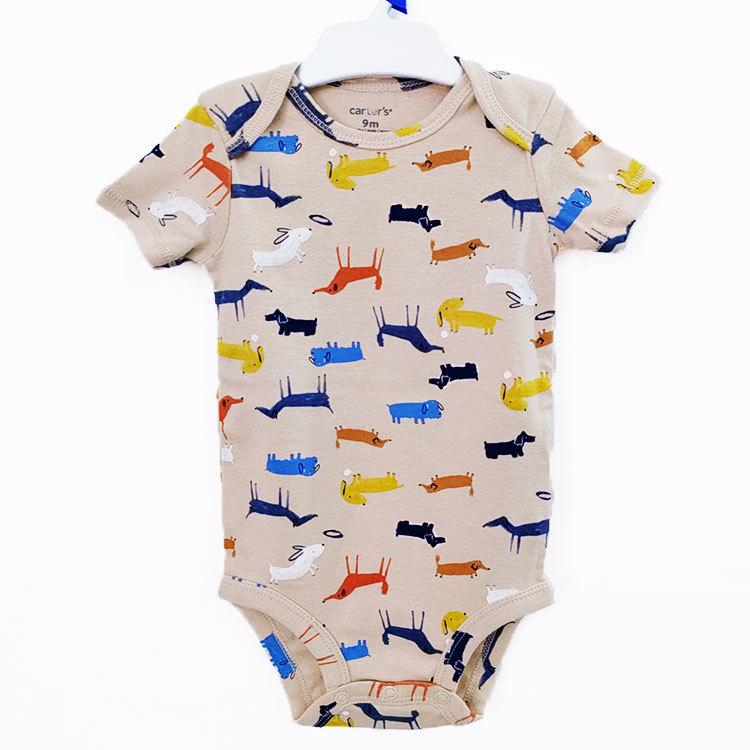 

Детский комбинезон из хлопка с длинными рукавами в европейском и американском стиле - Боди для новорожденных с треугольным вырезом 3m