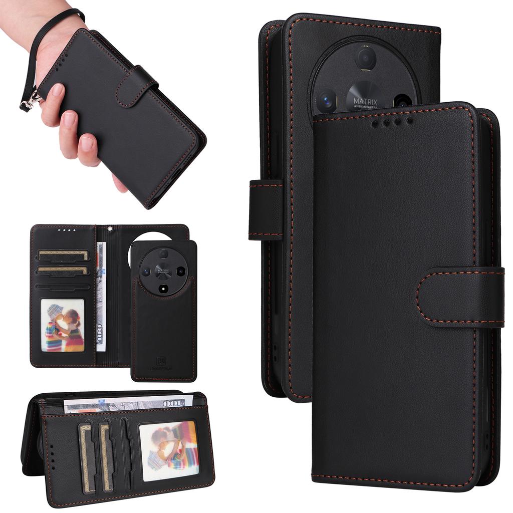 For Honor X9b 5G/Magic6 Lite 5G Magnetic Case BETOPNICE Detachable PU Leather Phone Cover with Strap