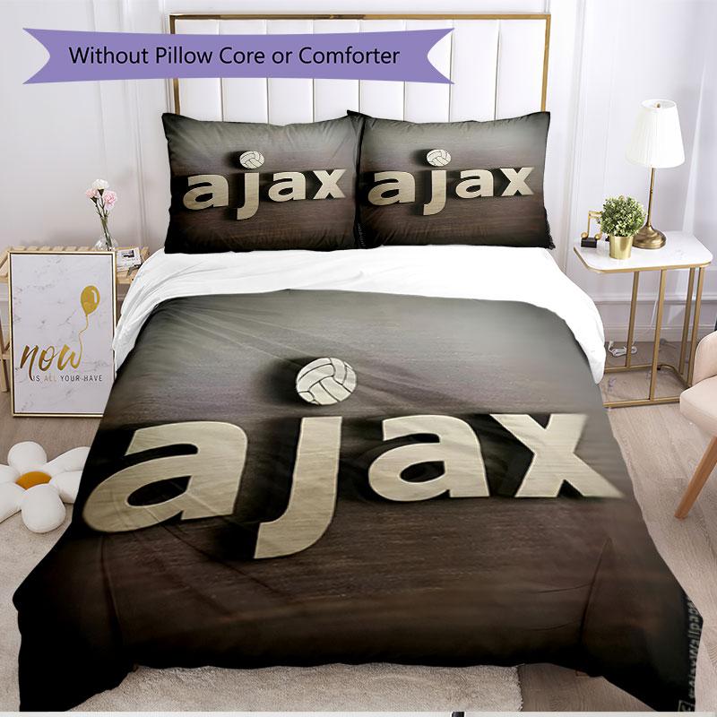 3pcs Duvet Cover Set (1*Duvet Cover + 2*Pillowcase, Without Core), Ajax Print Soft All‑Season Bedding Set, Home Bedroom Decor Gift
