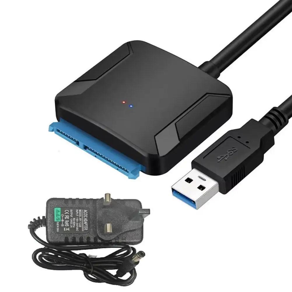 NEW USB 3.0 To Sata 3 Adapter Converter Cable USB3.0 Hard Drive Converter Cable For Samsung Seagate WD 2.5 3.5 HDD SSD Adap U9Y5