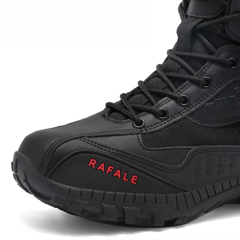 Stivali Tattici Militari da Uomo Taglie Forti 39-46 Forze Speciali Taglio Alto Esercito Combattimento nel Deserto Colore Sabbia Pelle Scarpe da Lavoro