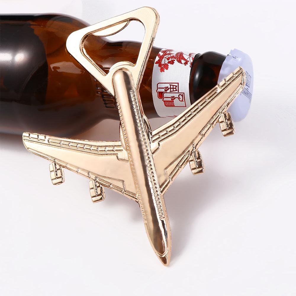 Airplane Shaped Creative Antique Bottle Opener Kitchen Tool Can Opener Beer Screwdriver