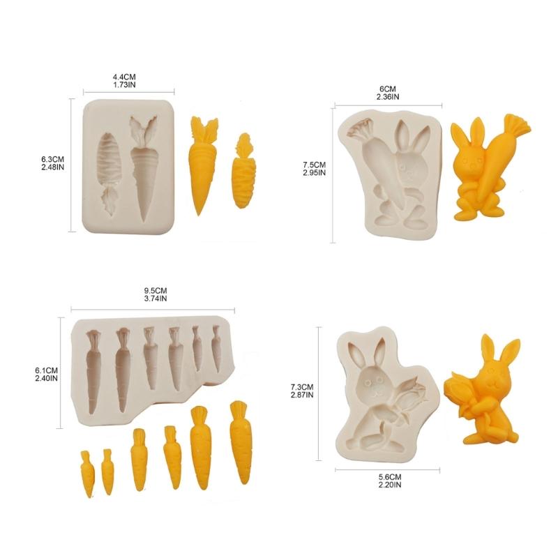 Easter Bunny Silicone Mold Fondant Cake Border Mould Chocolate Mould Cake Decorating Tools Kitchen Baking Accessories