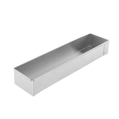 Backform Abnehmbares Design Tiramisu Kuchenform Rechteckig Edelstahl Brotform mit Deckel Antihaft Mousseform Käsekuchen