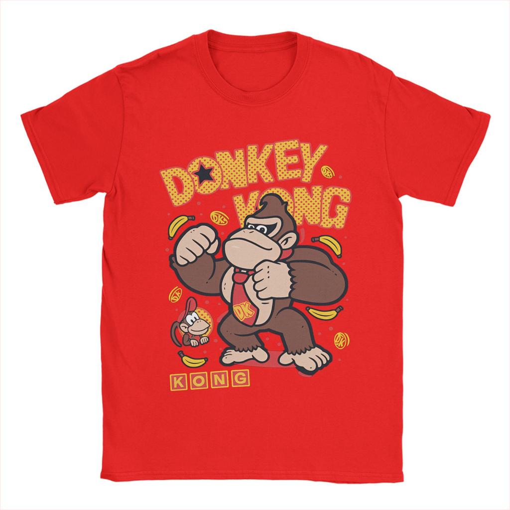 Funky Kong Game Graphics Cotton Shirt 2026 Summer New Short Sleeve Unisexs Womens Fashion Hiphop Tshirt Fan Gifts T Shirt