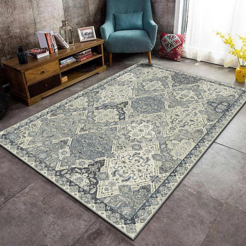 Nordic Persian Carpet Bedroom Outdoor Sunroom Carpet Living Room Sofa Carpet