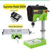 Compact High-Speed Precision Bench Drill with Variable Speed and Mobile Cross Slide Table