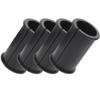 4 Pcs Black Rubber Mic Spacer Sleeve For 190P 280 Microphone Shock Mount Portable Audio Video Gasket Accessories Adapter