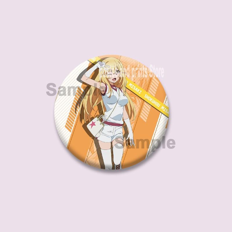Anime A Certain Scientific Railgun Enamel Pins Cartoon Figure Brooch for Backpack Clothe Jewelry Accessories Collectible Badges