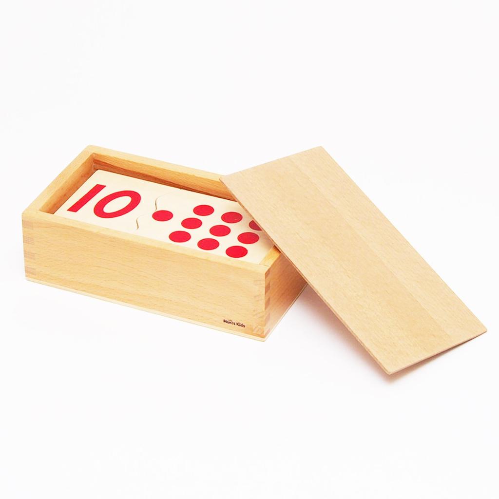 [MONTE Kids] Montessori Teaching Aids - Number Matching Puzzle - Montessori Monte Kids Educational Supplies, Learning Supplies, Authentic Teaching