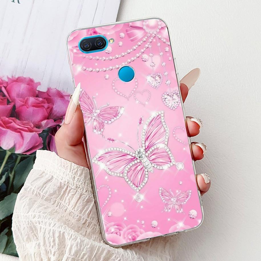 For OPPO A12 A5s AX5s Case New Fashion Butterfly Soft Slim Silicone Phone Back Cover For OPPO A7 AX7 A7N Funda OPPOA5s A 12 Capa
