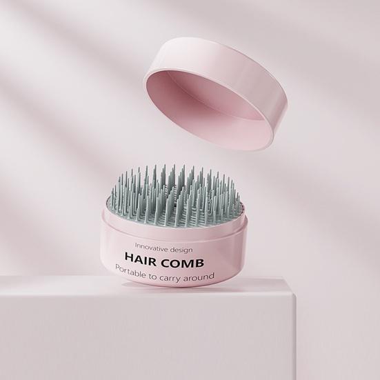 Yousheng Vzduchový polštářový hřeben Opakovaně použitelný Antistatický kartáč na vlasy Jednoklíčové samočištění Masáž pokožky hlavy Přenosný Dámský kadeřnický masážní hřeben Domácí potřeby