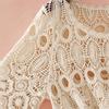 Hollow Out See-through Knitwear Loose-fitting Thin Pullover Top All-match Short with Skirt Jacket Thin Blouse Breathable Knit Sweater Short Section