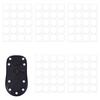 RICISUNG ICE Mouse Soles, Universal 7mm Round, Pack of 100, Mouse Dot Skates, Round Mouse Feet for Gaming Mice, Enhanced Slip, Universal, High