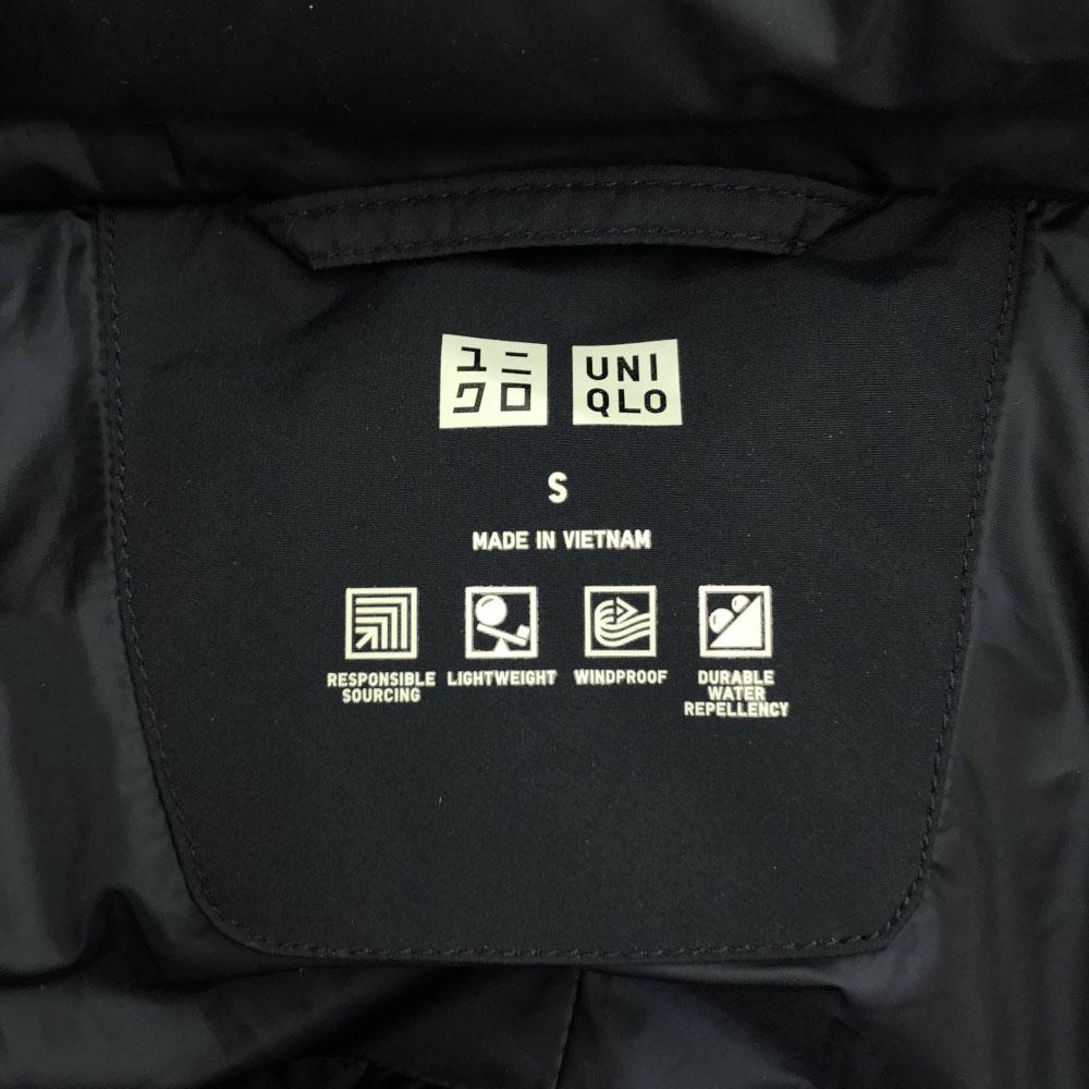 Uniqlo 3D Cut Seamless Down Jacket S Navy Men's Used