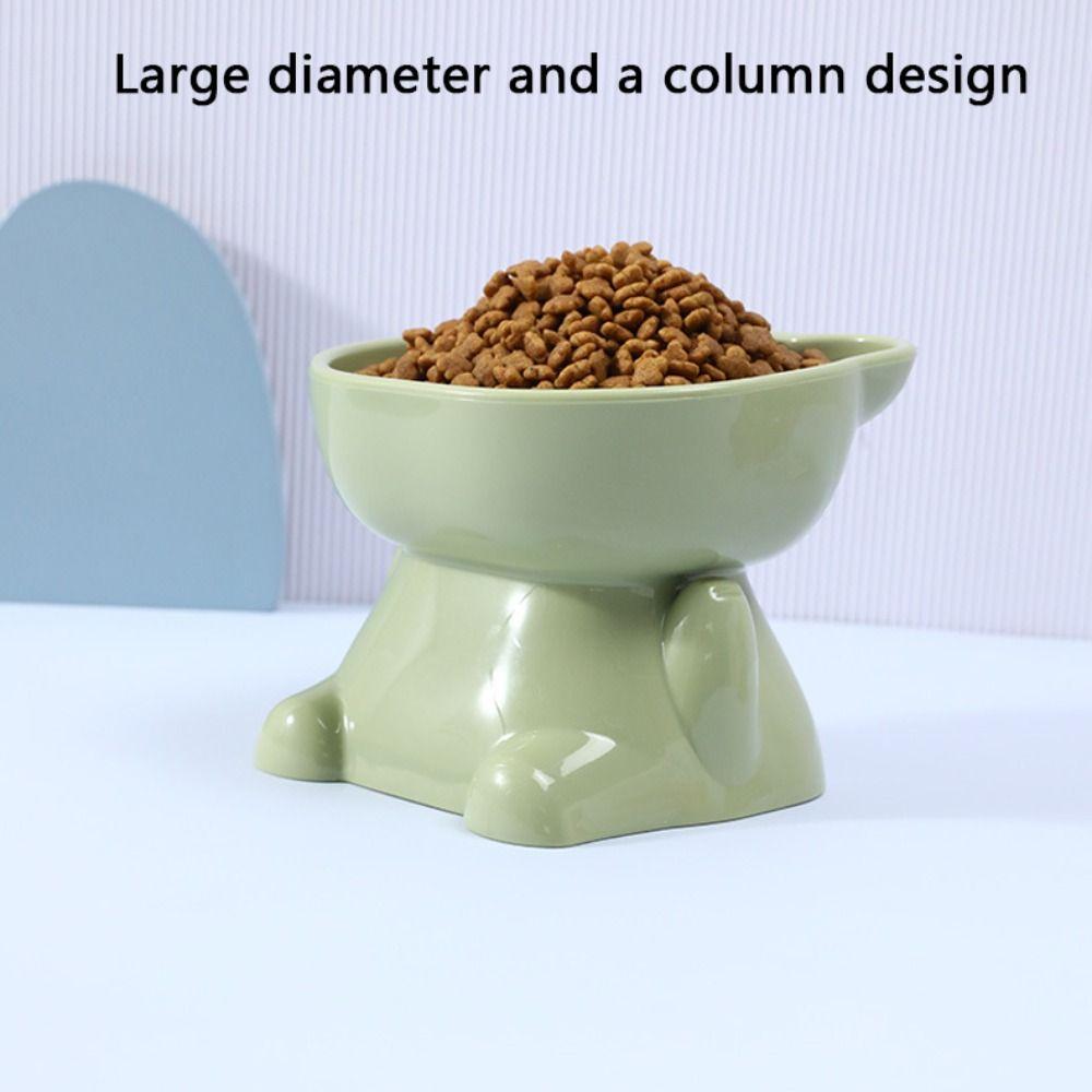 Cute Food Feeder High Feet Drink Water Bowl Feeding Bowl Pet Water Dishes Puppy