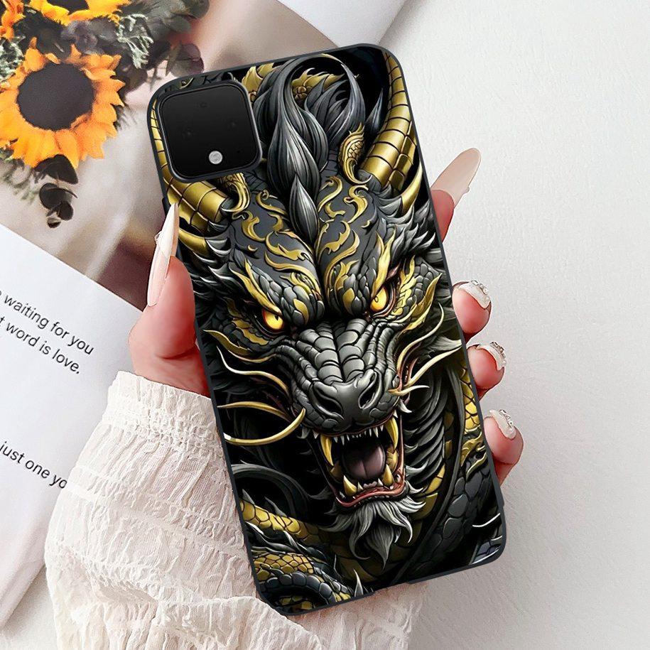 Pour Google Pixel 4 XL Coque Pixel XL4 Housse Marbre de Luxe Dessin Animé Silicone Souple TPU Étuis de Téléphone Pour Google Pixel 4XL G020J Pare-chocs