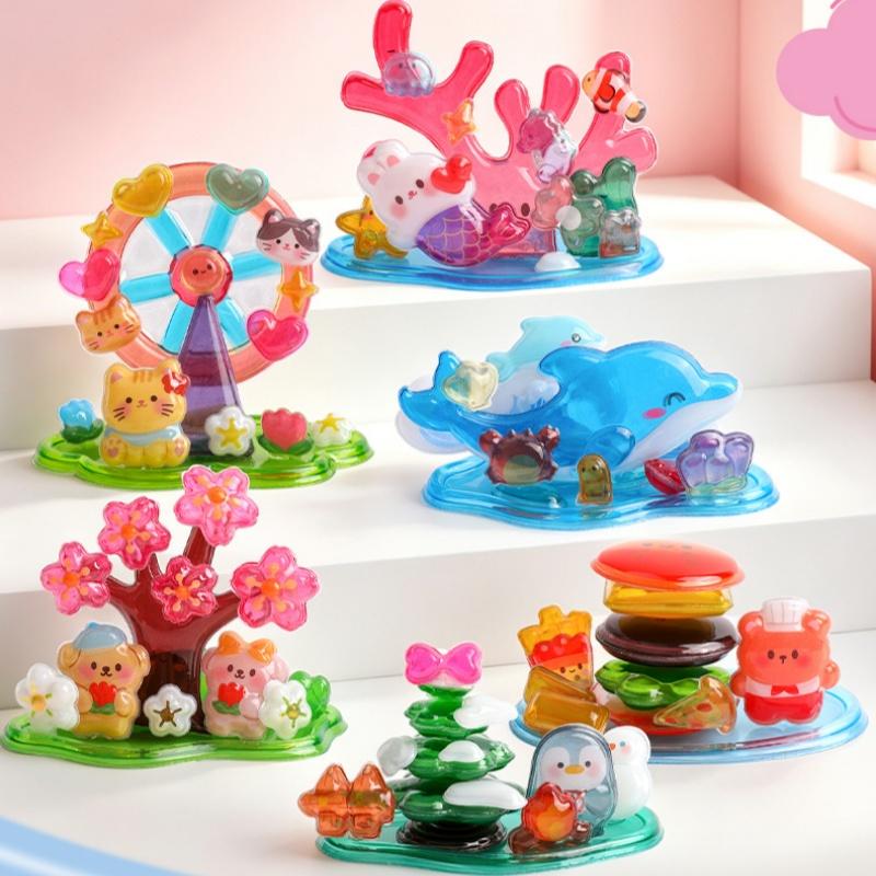 3D Stacked Stickers Cute Animal Stickers For Girls Boys Classroom Prizes Handmade Diy Creative Party Gift