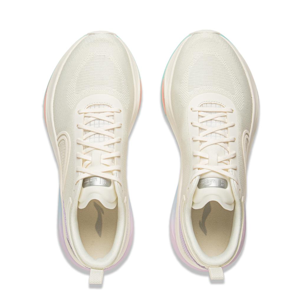 Li Ning Jing Hong Sports Comfortable Shock Absorption Rebound Low Top Training Running Shoes Women sneaker Off-White ARHV002-23