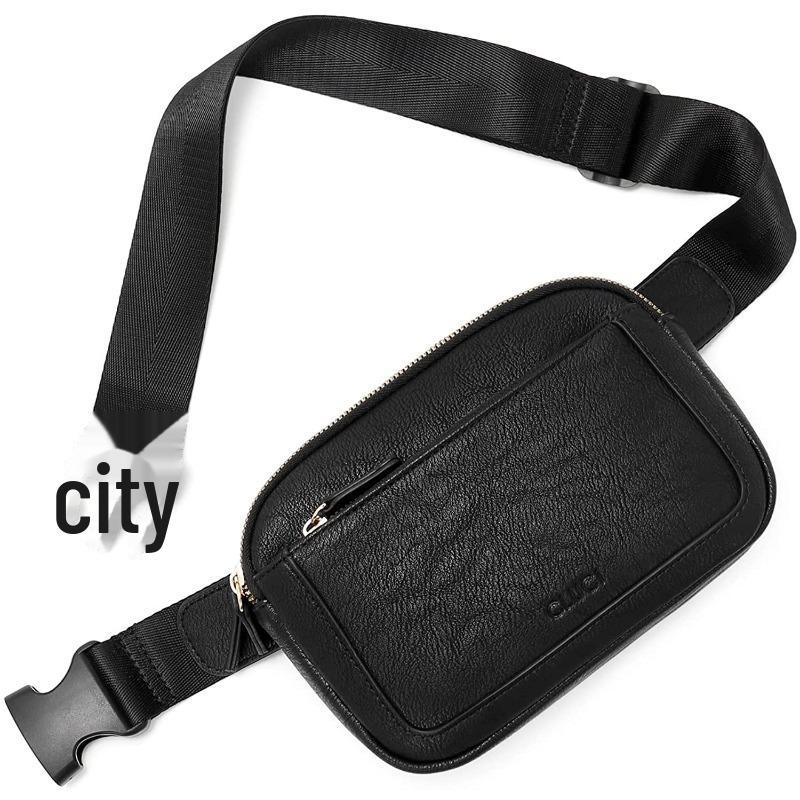 Women's Faux Leather Belt Bag, Mini Crossbody with Adjustable Strap