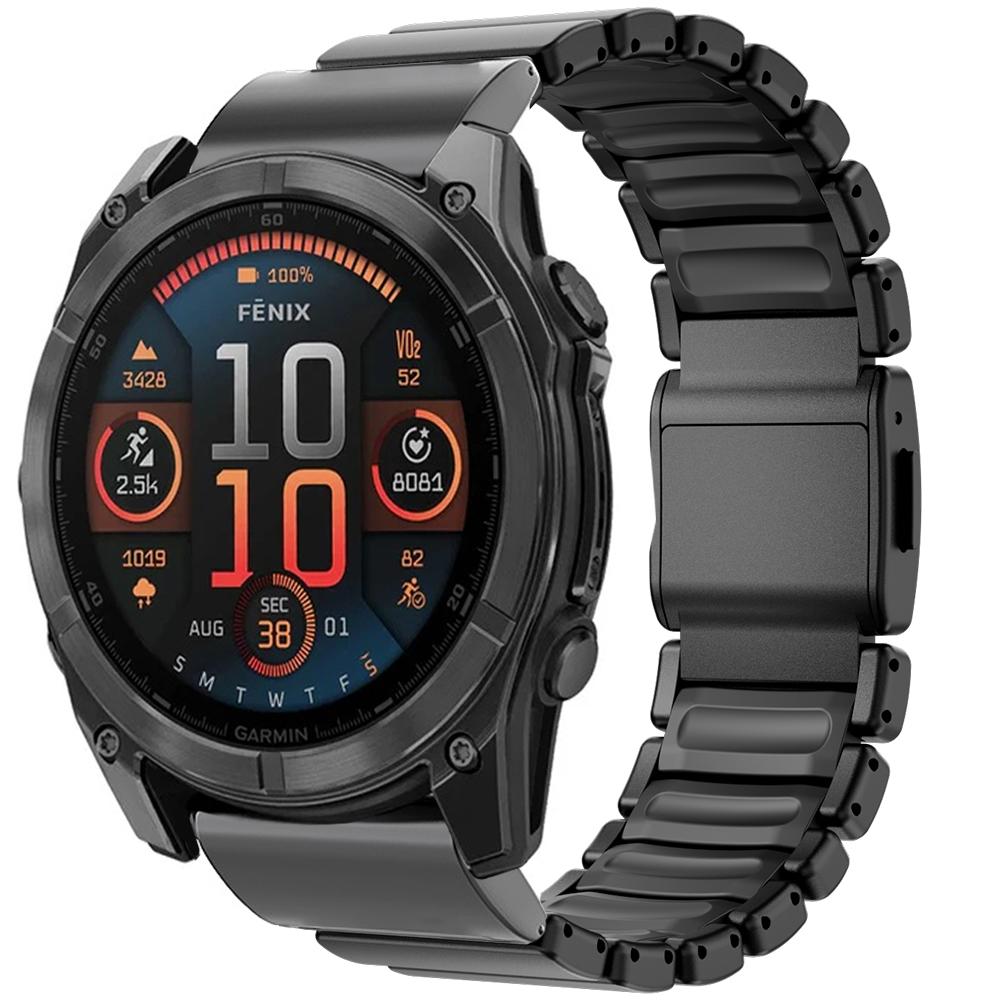 26mm Titanium Band for Garmin Watch Enduro 3 2 Fenix 8 7X Pro 51mm Fenix 6X Luxury Man Strap for Garmin Tactix 7 Pro Watchband