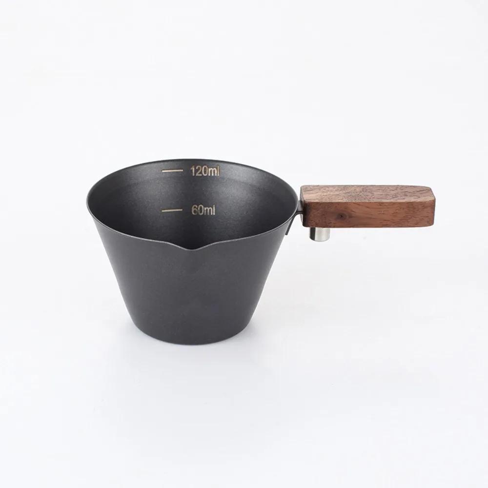 With Scale Espresso Measuring Cup with Handle Stainless Steel Espresso Mug Coffee Shot Kitchen Measuring Accesso