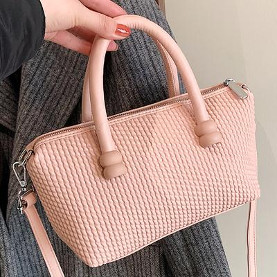 Hand Carry Fashion Small Square Bag Women 2025 Summer New Trendy Simple Shoulder Bag Niche Trendy Casual Messenger Bag