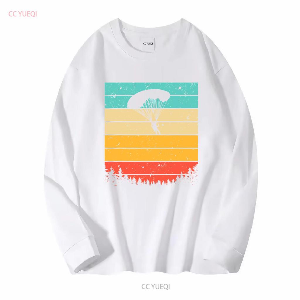 Cool Skydiving Art Skydiver Parachute Skydive T Shirt SweaT 21323 long or short sleeves vintage Washed graphic designer clothes