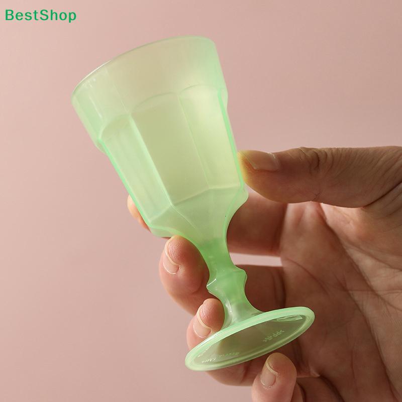 8 Piezas Copas de Vino de Plástico Mini Copas de Vino Tinto Elegantes Copas de Cóctel Para Fiestas Bares Bodas Copas de Cóctel Vasos Coloridos