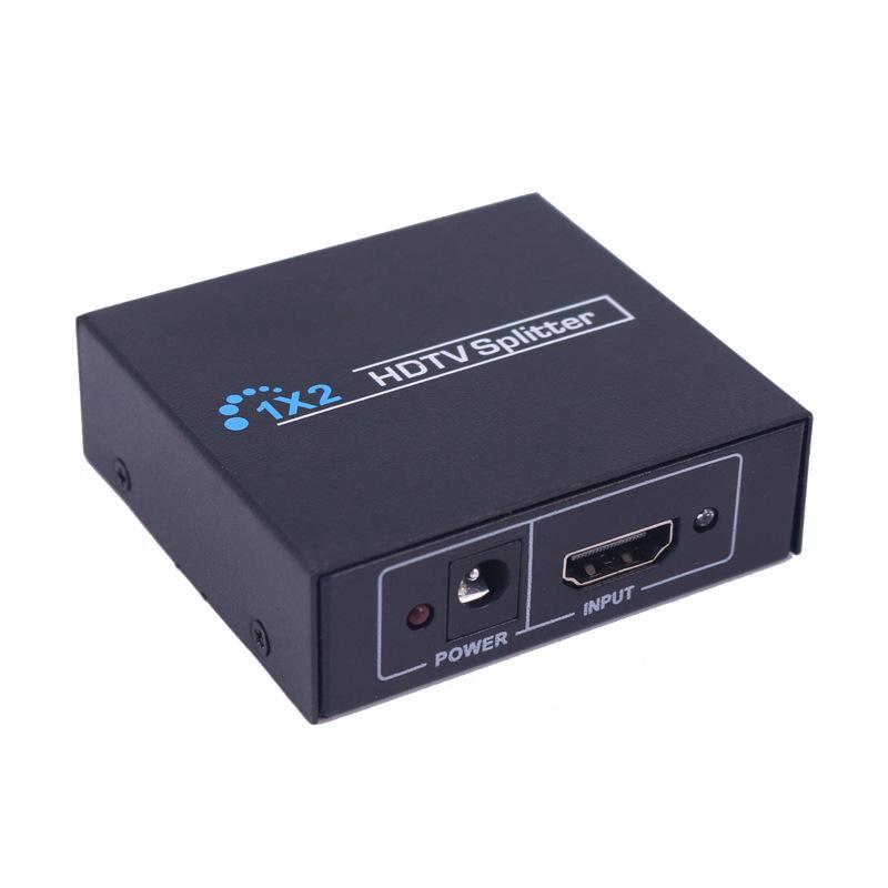 4K HDMI Splitter: 1 Input to 2 Output Screen Sharing Converter