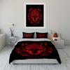 Red wolf with swirls. Bedding sets Duvet cover sets Duvet covers Pillowcases(1 * Duvet Cover 2 * Pillowcases without duvet insert)