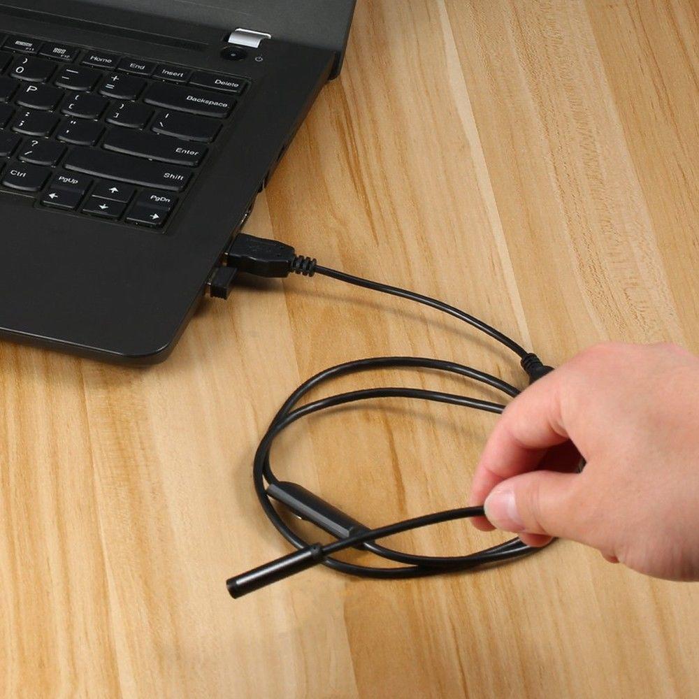 6 LEDs 5.5MM USB Endoscope Camera IP67 Waterproof Snake Inspection Borescope Video Tube Pipe